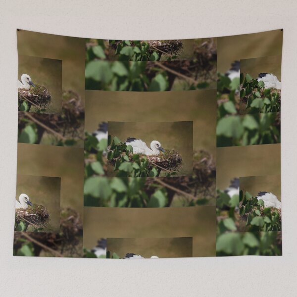 Item preview, Orphaned White Stork  designed and sold by Arletta Cwalina.