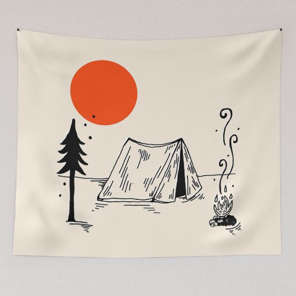 Item preview, Camping designed and sold by prettymuchart.