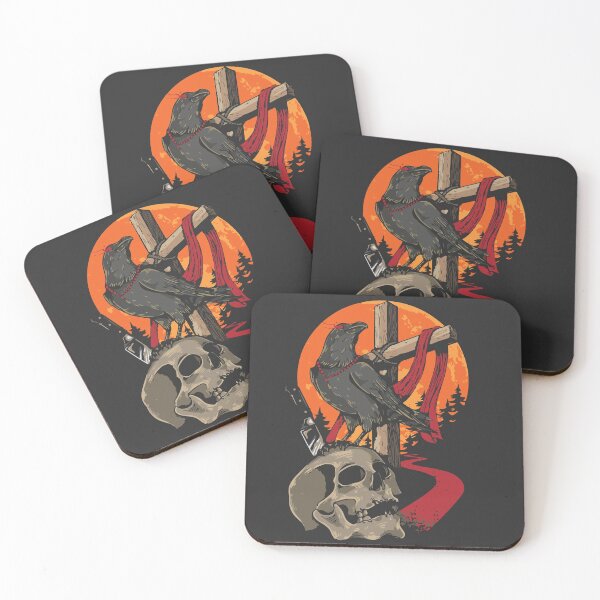 Item preview, Skull And Crow Halloween designed and sold by HichamMissiame.