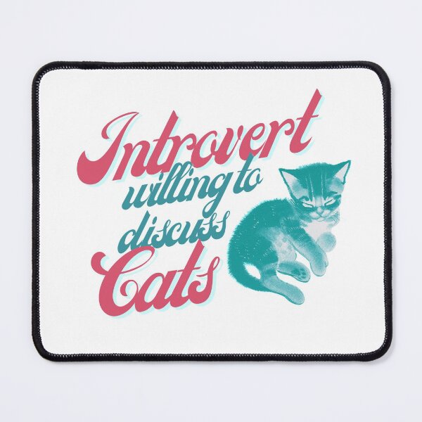 Item preview, Introvert Cat Lover designed and sold by jancini.