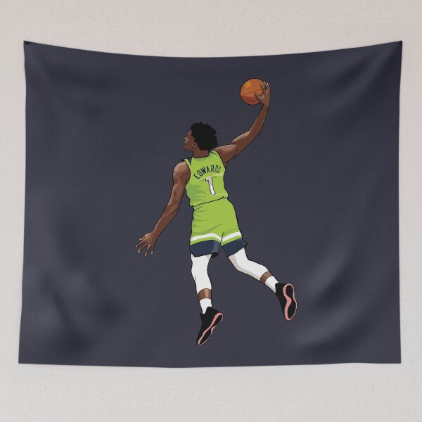 Item preview, Anthony Edwards Vector Dunk Qiangy designed and sold by qiangdade.