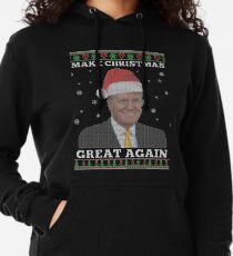 Machen Sie Weihnachten groß wieder Donald Trump Shirts Leichter Hoodie