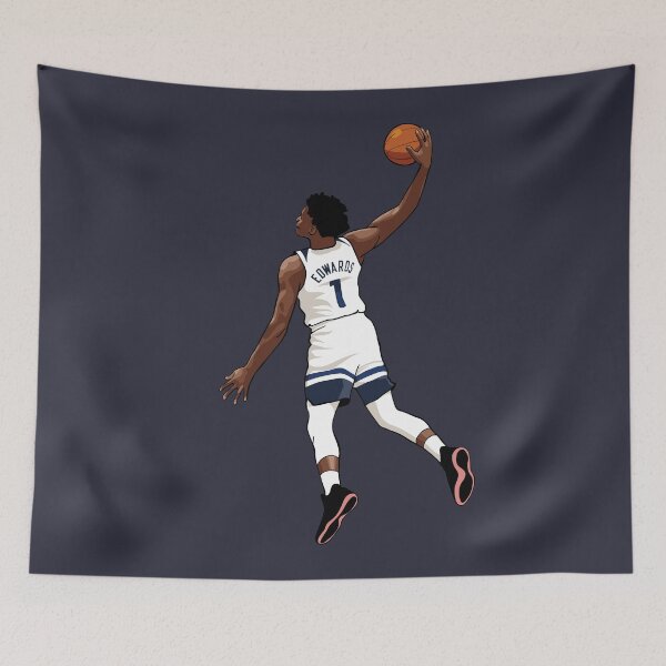 Item preview, Anthony Edwards Vector Dunk Qiangy designed and sold by qiangdade.
