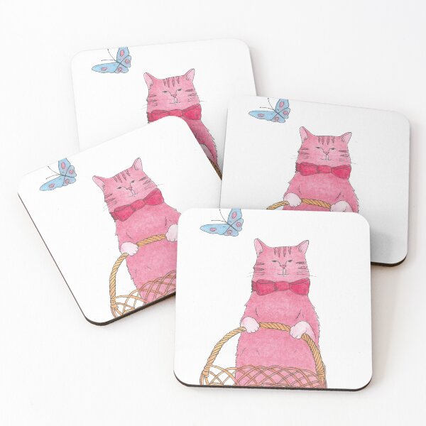 Item preview, Pinky the cat! designed and sold by paulapolinaart.