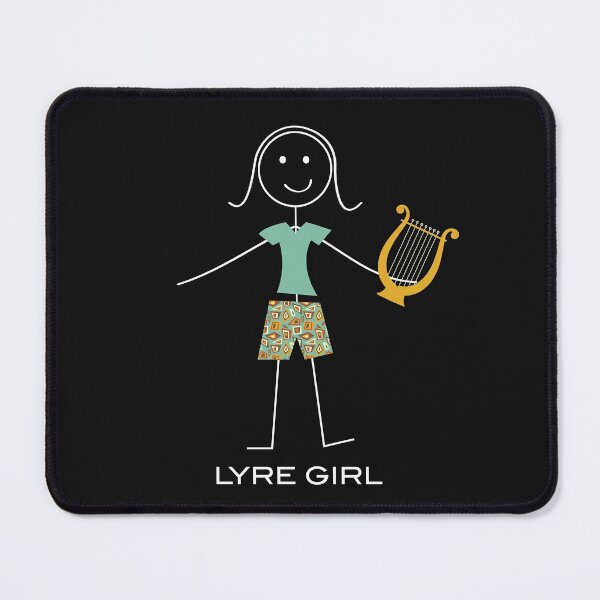 Item preview, Funny Womens Lyre Harp designed and sold by whyitsme.