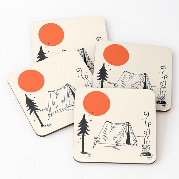 Item preview, Camping designed and sold by prettymuchart.