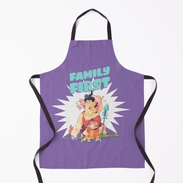 Item preview, Family First Cavemen Cartoon - Cute Funny Caveman Stepfamily Day designed and sold by SuperiorPrints.