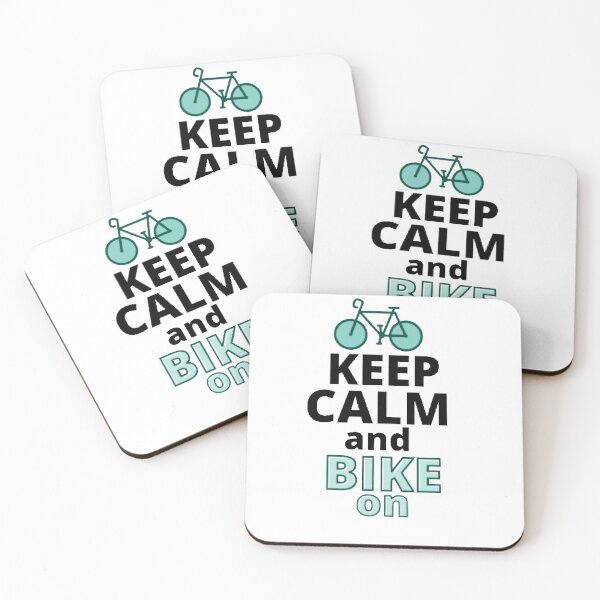 Item preview,  KEEP CALM  AND BIKE ON  designed and sold by M Mariatique.