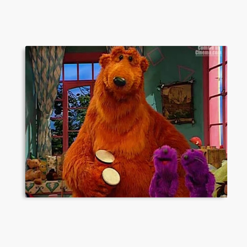 Bear in the Big Blue House Photographic Print