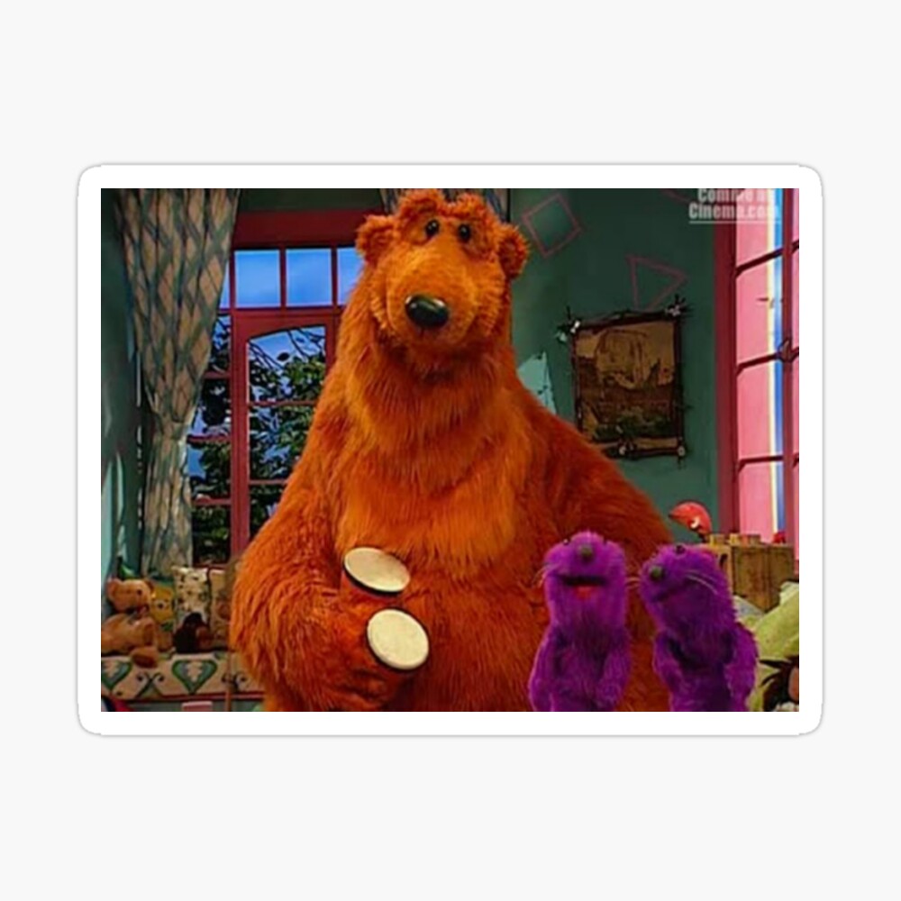 Bear in the Big Blue House Photographic Print