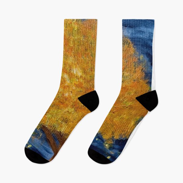 Item preview, The fall season with trees losing leaves. designed and sold by kkartwork.