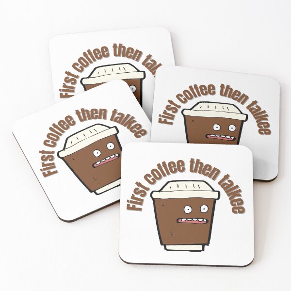 Item preview, First Coffee Then Talkee designed and sold by AnnaAndVibes.