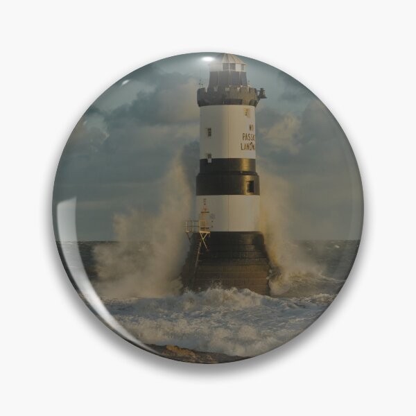 Item preview, Stormy Penmon Lighthouse designed and sold by Derren Jones.