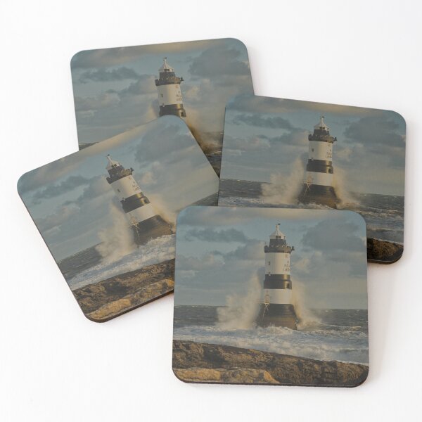 Item preview, Stormy Penmon Lighthouse designed and sold by Derren Jones.