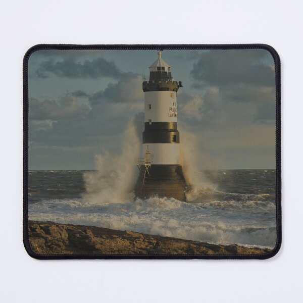 Item preview, Stormy Penmon Lighthouse designed and sold by Derren Jones.