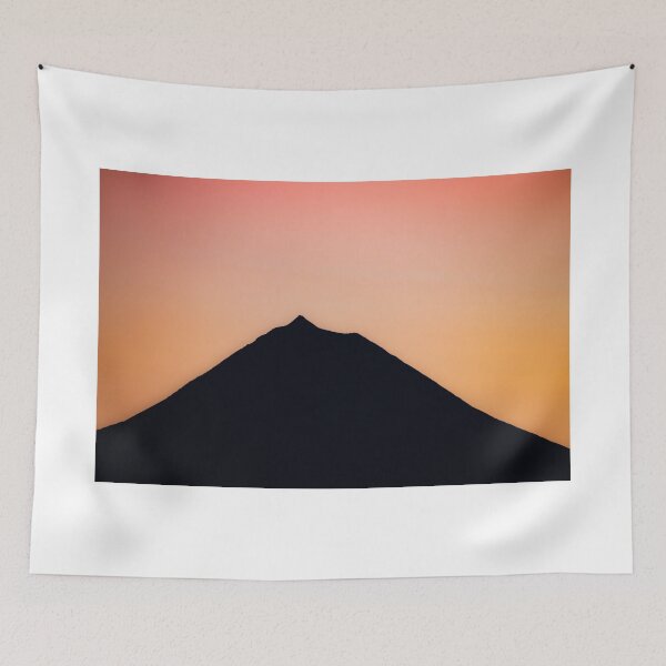 Item preview, Silhouette of Mountain, Pico island, Azores travel destination. designed and sold by AylaHarbich.