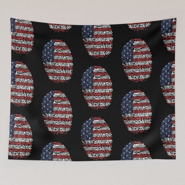 Item preview, USA fingerprint designed and sold by Catspeople.