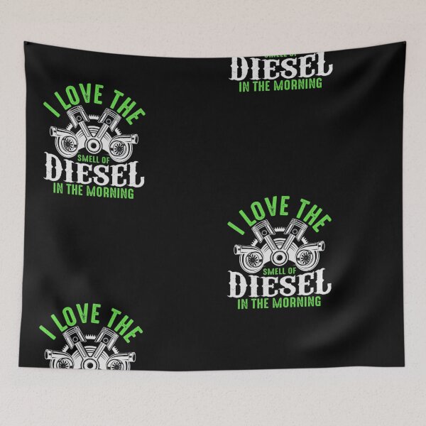 Item preview, I Love The Smell Of Diesel In The Morning designed and sold by StoreRahhal.