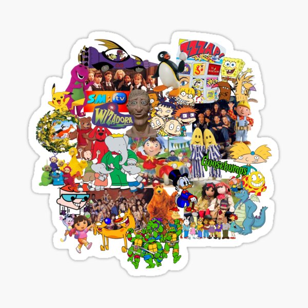 Item preview, 1990's Childrens TV Shows - Mashup of the 90's  designed and sold by PunkyCat.