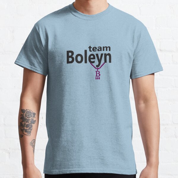 Anne Boleyn 'Team Boleyn' slogan with B necklace Classic T-Shirt