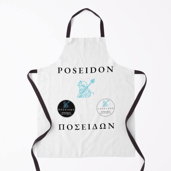 Item preview, Poseidon Sticker Pack Greek Mythology God of the Sea Trident designed and sold by OnyxMoonDesigns.