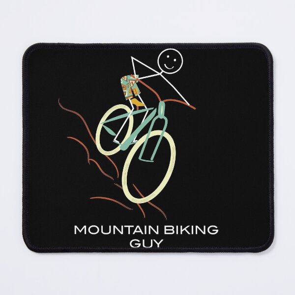 Item preview, Funny Mens Mountain Biking design designed and sold by whyitsme.
