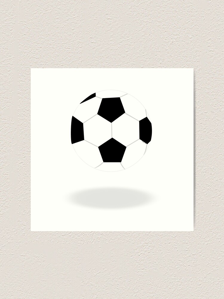 Impression d'art Silhouette Soccer Football