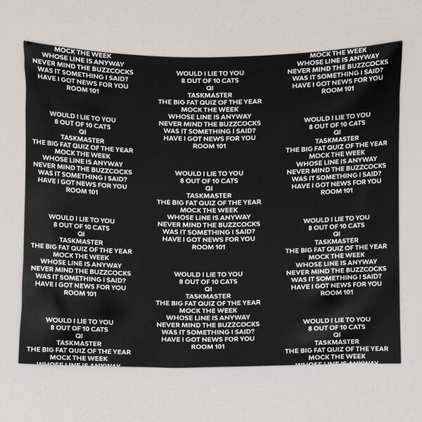 Item preview, British Panel TV Shows - white ver designed and sold by The British Bunny Hop Shop.