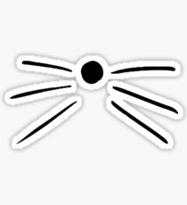 dan and phil cat whiskers Sticker