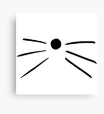 dan and phil cat whiskers Canvas Print