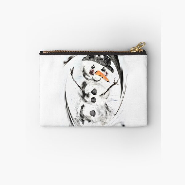 Item preview,  Snowman in Swirling Snow designed and sold by EloiseArt.
