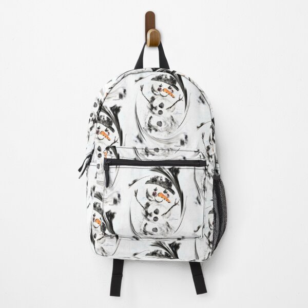 Item preview,  Snowman in Swirling Snow designed and sold by EloiseArt.