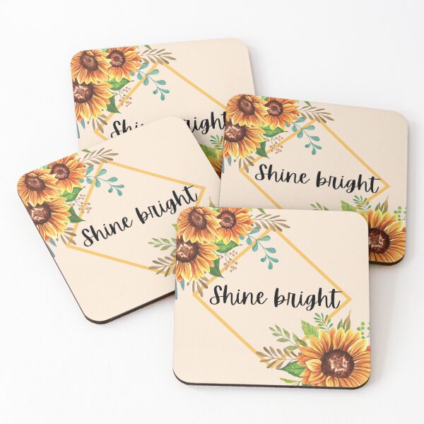 Artikelvorschau, Shine Bright Positives Sonnenblumen-Design entworfen und verkauft von WolfberryStore.