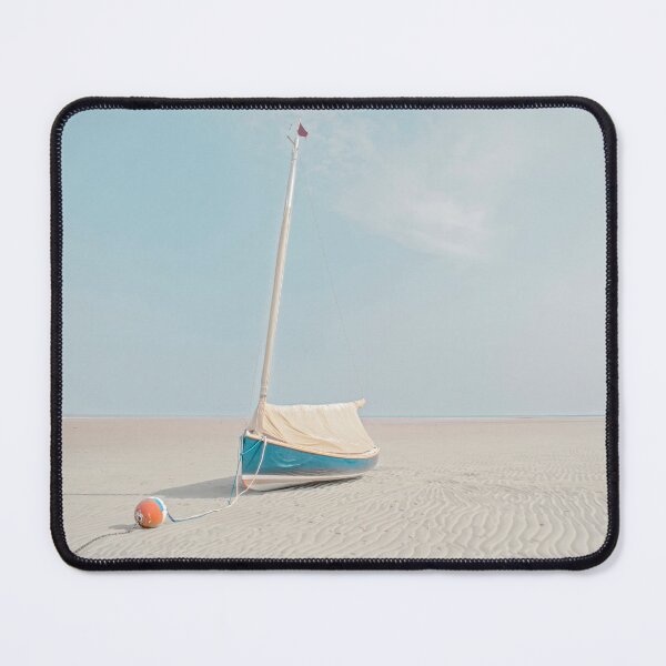 Item preview, Sailboat in Teal and Coral designed and sold by Brooke T Ryan Photographic Art.