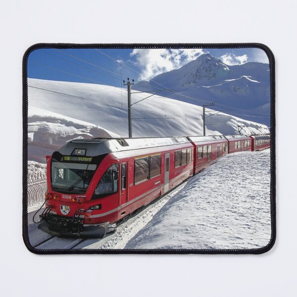 Item preview, Bernina Express on the way to St. Moritz Switzerland designed and sold by Myōhō Print Co..