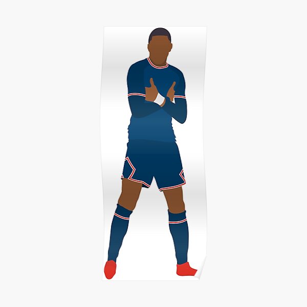 Kylian Mbappe Paris Poster