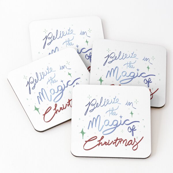 Item preview, Believe in the magic of christmas - christmas quote designed and sold by misskholeta.