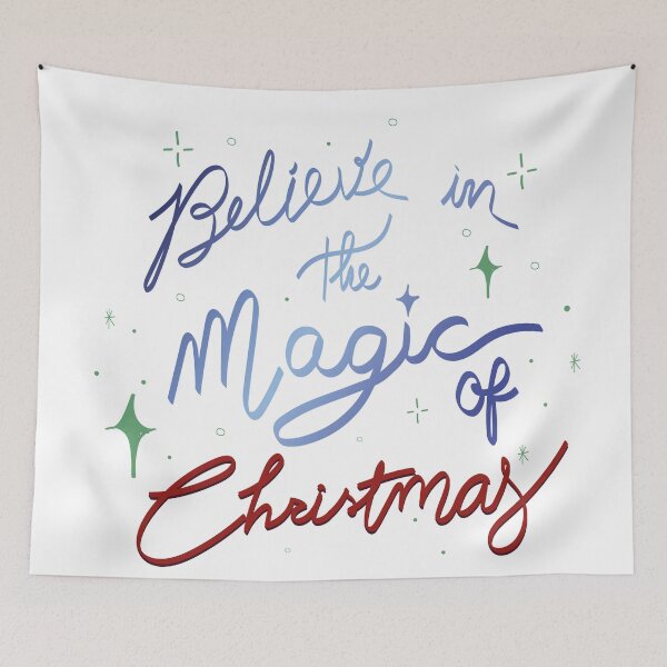 Item preview, Believe in the magic of christmas - christmas quote designed and sold by misskholeta.