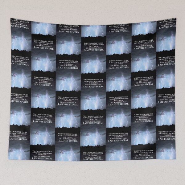Item preview, She whispered back I am the storm designed and sold by Auntieck.