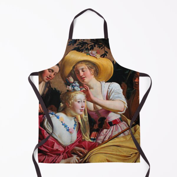 Item preview, A Shepherdess Adorned with Flowers - Gerard van Honthorst designed and sold by brushandframes.