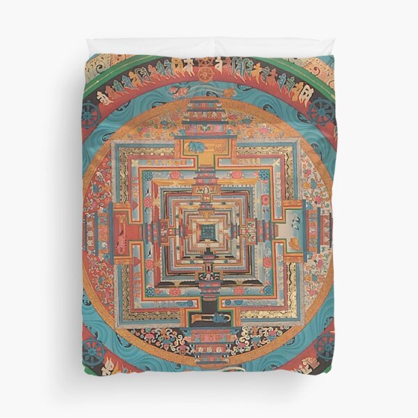 Vista previa del artículo con la obra «Tibetan Mandala», diseñado y vendido por SofiaStutio.