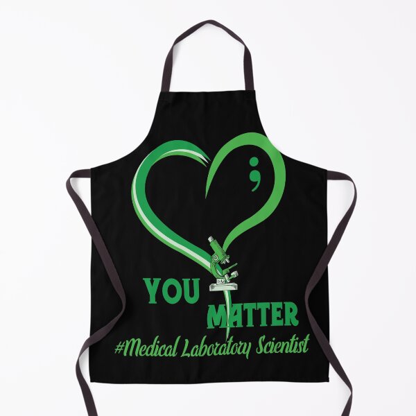 Item preview, YOU MATTER #MEDICALLABORATORYSCIENTIST GREEN AND WHITE HEART MENTAL HEALTH AWARENESS  designed and sold by Hippiesole.