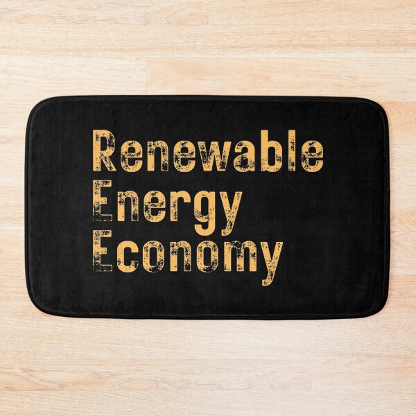 Item preview, Renewable Energy Economy Grunge Text Design designed and sold by EarthArtDesigns.