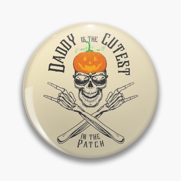 Item preview, Daddy Of The Cutest Pumpkin In The Patch - Dad Halloween Pumpkin With Skeleton  designed and sold by NawalMagdy.