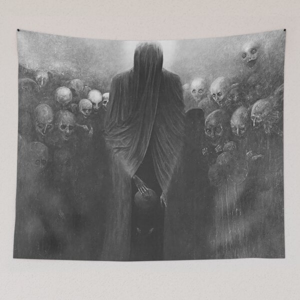 Item preview, Untitled (Ritual), by Zdzisław Beksiński designed and sold by JustContemplate.