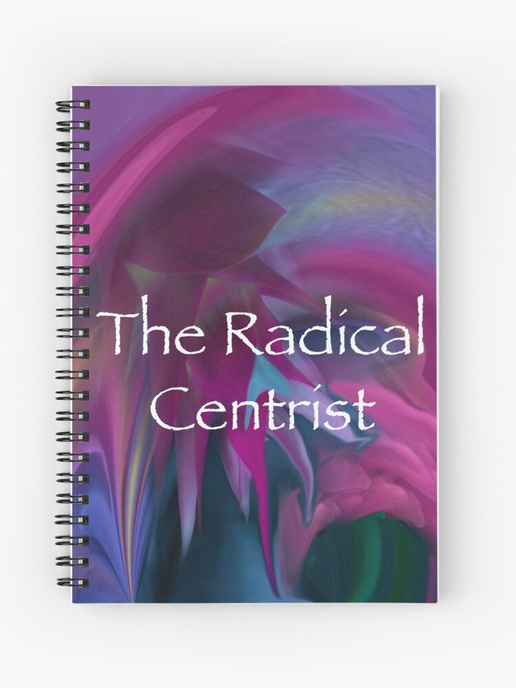 Spiral Notebook, The Radical Centrist Logo designed and sold by Wayne King