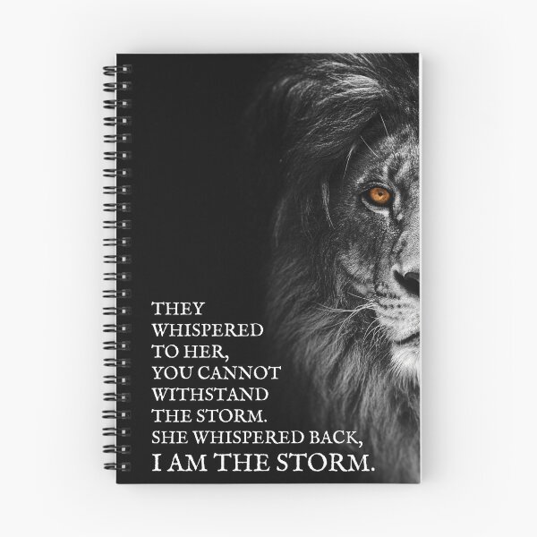 Item preview, She whispered back I am the storm designed and sold by Auntieck.