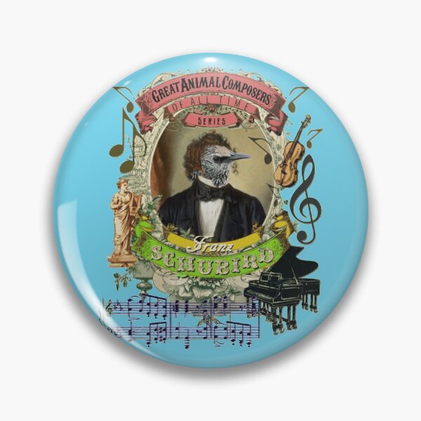 Artikelvorschau, Franz Schubird Niedliche Parodie klassischer Musik Schubert Bird entworfen und verkauft von AnimalComposers.