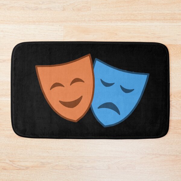 Item preview, Comedy/ Tragedy Masks designed and sold by Friend of Frogs.