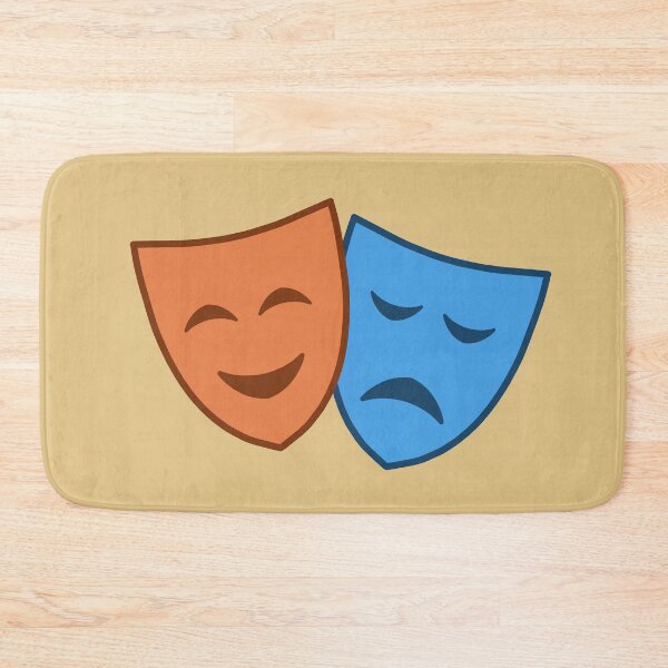 Item preview, Comedy/ Tragedy Masks designed and sold by Friend of Frogs.